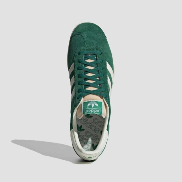 adidas Originals GAZELLE Dark Green Off White Cream White - Picture 6 of 8